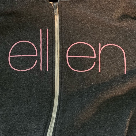Official Ellen show hoodie - charcoal grey  - Large - Picture 2 of 6